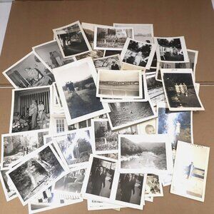 Huge LOT of 109 Vintage Photo Lot Snapshots Instant Photos Mixed Sizes Subjects